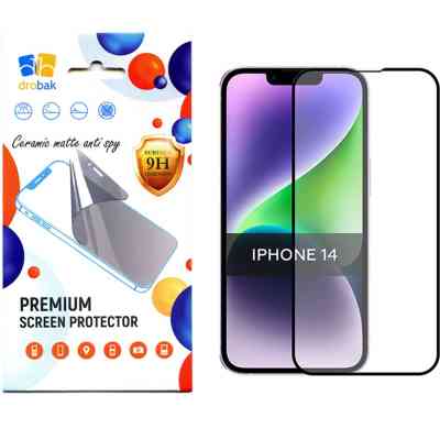 Скло захисне Drobak Matte Ceramics Anty Spy Apple iPhone 14 Pro (535330) Вінниця