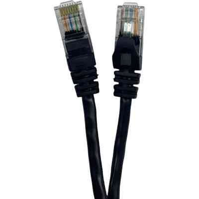 Патч-корд 20м UTP cat.5e, CCA, 24AWG, black GEAR (GPC-UTPCCARJ45-20B) Винница