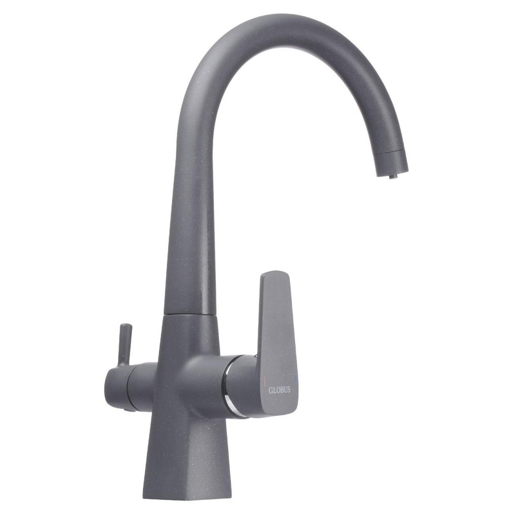 Змішувач для кухні під осмос Globus Lux LAZER GLLR-0999-3-TITANIUM Київ - фото 4