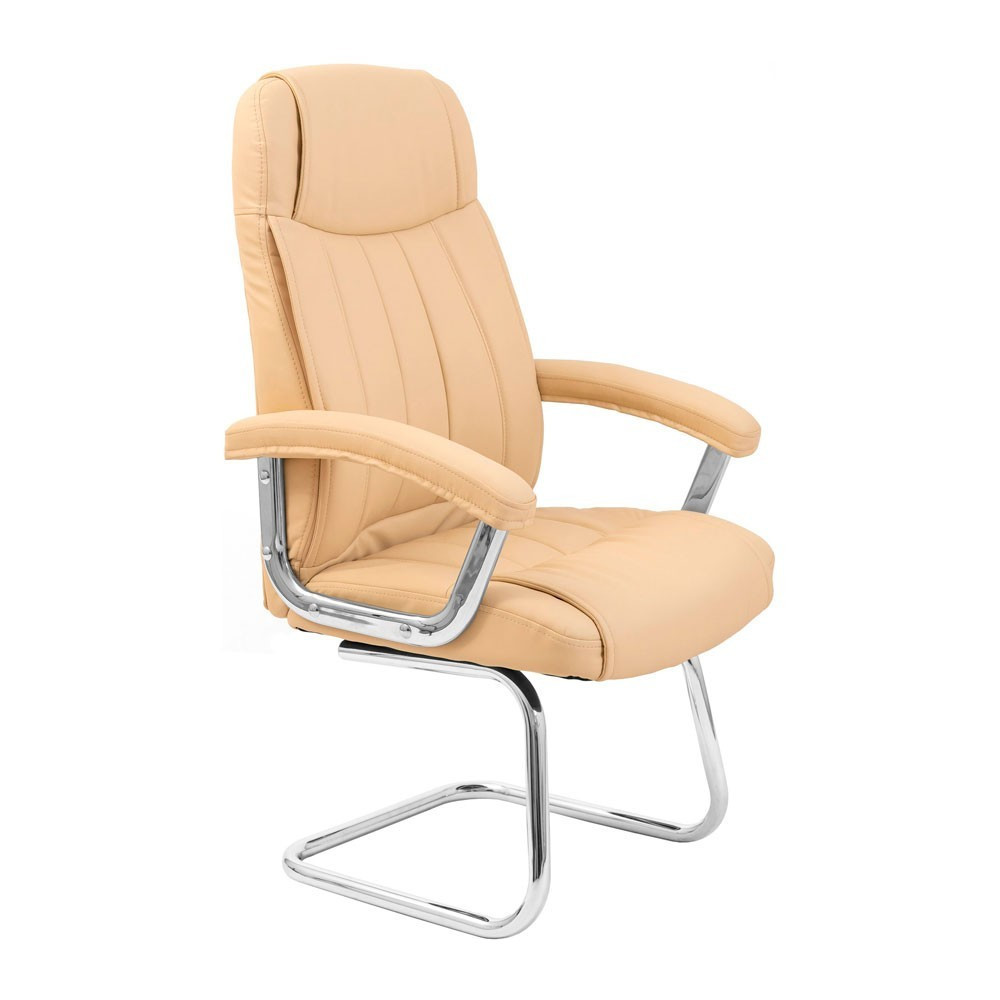 Офисное конференционное кресло Richman Fabio Хром CF Бежевый Киев - изображение 1