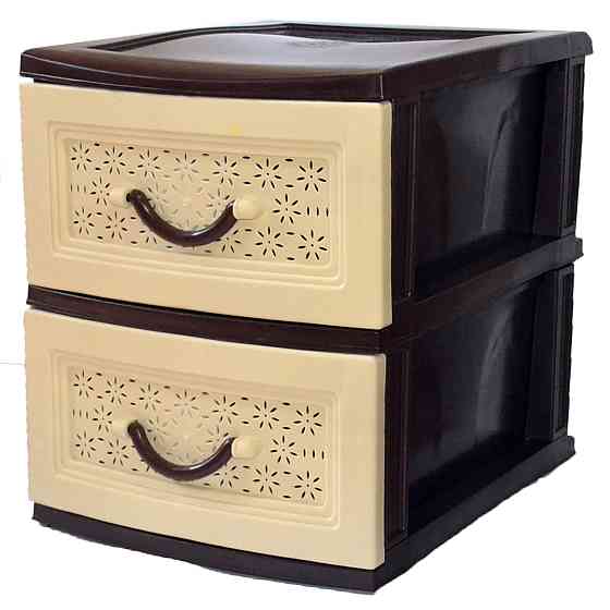 Комод пластиковий Life 2 ящики. 42х35х45 Одеса