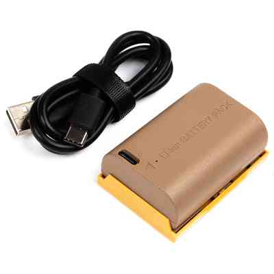 Акумулятор до фото/відео PowerPlant Canon TLP-E6 2250mAh, with cable Type-C (CB970896) Вінниця