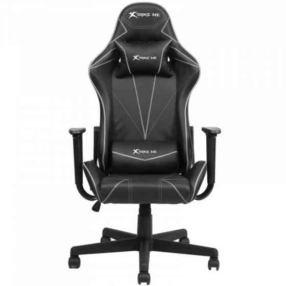 КРІСЛО ІГРОВЕ XTRIKE ME ADVANCED GAMING CHAIR  GC-909, 50ММ, ЧОРНО-СІРЕ (GC-909GY) Київ
