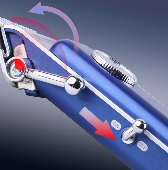 Машинка для стрижки волос Kemei Km-1895 для барберов Киев - изображение 7