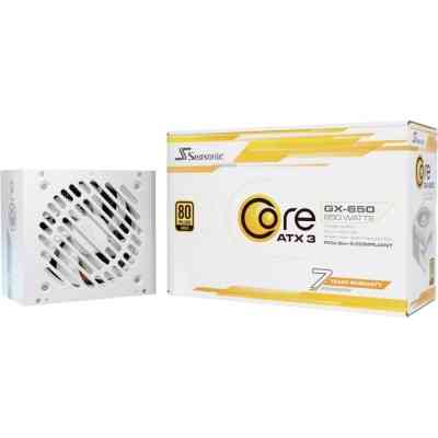 Блок питания Seasonic 650W WHITE (CORE GX-650-ATX31-WHITE) Винница