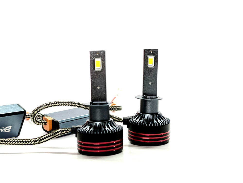 Комплект светодиодных ламп M8 PRO H1 (P14,5s) 55W Canbus 6000K 12000Lm 12/24V Харьков - изображение 1