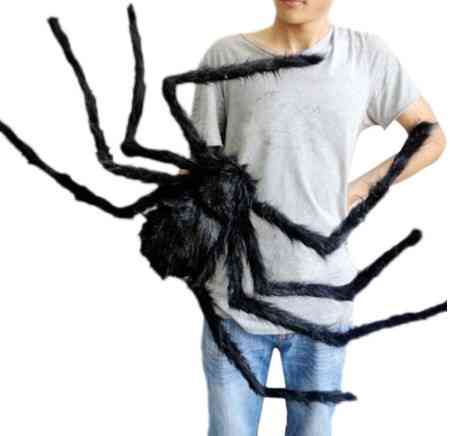 Паук на Хэллоуин декоративный 75см черный Киев