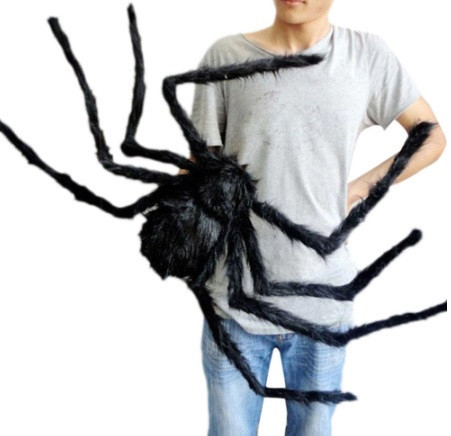 Паук на Хэллоуин декоративный 75см черный Киев - изображение 1