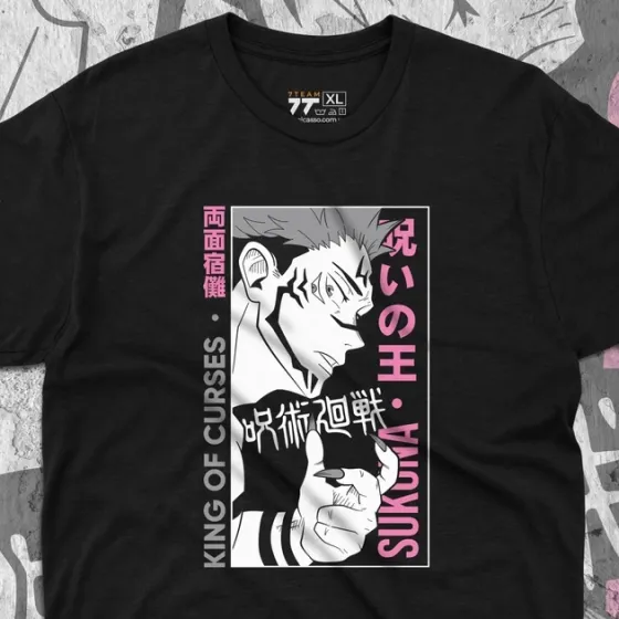 Футболка для підлітка хлопчика з принтом Магическая Битва Сукуна 5 Розмір 160 Anime10545 Дніпро