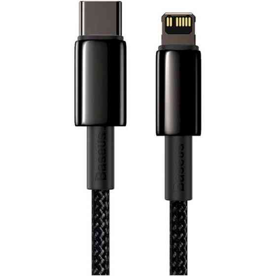 Кабель Baseus Tungsten Gold Fast Charging Data Cable Type-C to iP PD 20W 1m Black Одесса