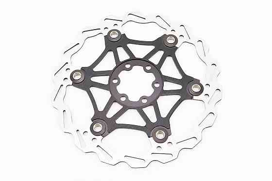 Гальмівний диск 180мм, кріпл. 6 болтів, на алюмінієвому павуку, чорний FD-01 Киев