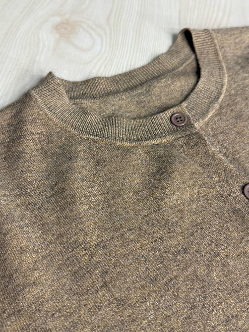 Кардиган женский A-N 82896-82897 однотонный на пуговицах универсальный, коричневый, one size Киев - изображение 12