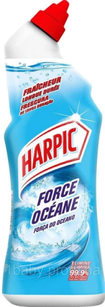 Антибактеріальний засіб для чищення унітазу Harpic Force Oceanе WC Gel 750мл Київ