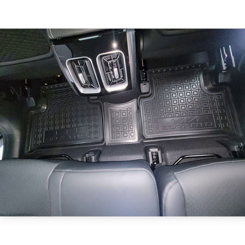 Килимки kia sorento 2024-> (5 місць) борт 2,5см, з перемичкою салону Мукачево - фото 2