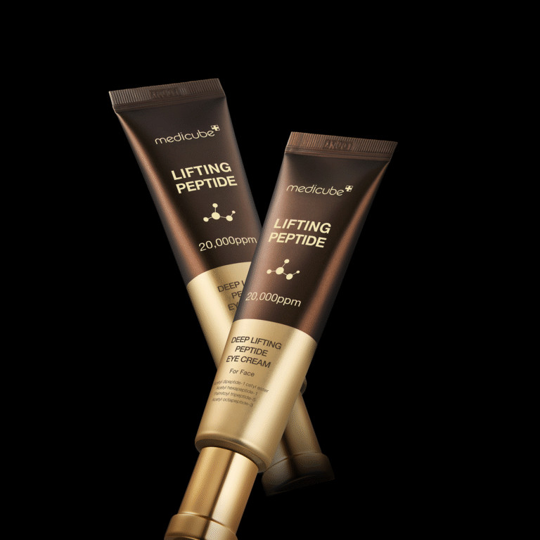 Крем для глубокого лифтинга с пептидами для зоны вокруг глаз Deep Lifting Peptide Eye Cream Medicube 30 мл Киев - изображение 3