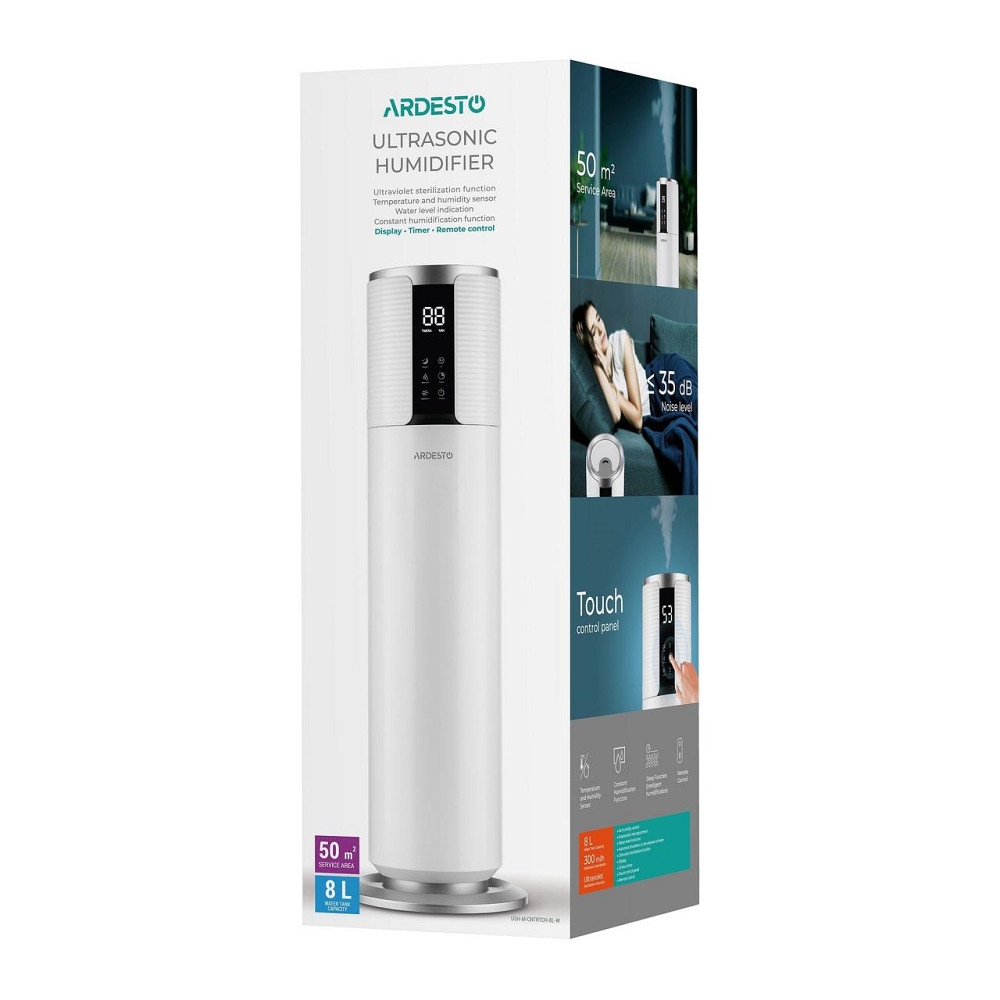 Зволожувач повітря Ardesto USH-M-CNTRTCH-8L-W ( 20843 ) Харьков - изображение 8