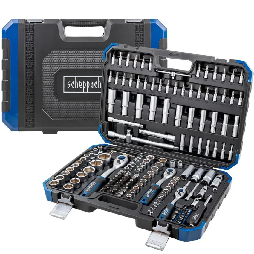 Набір інструментів 179 пр. 1/2", 1/4", 3/8" ( 6гр.) Scheppach SCH-41793-5 Одеса - фото 2