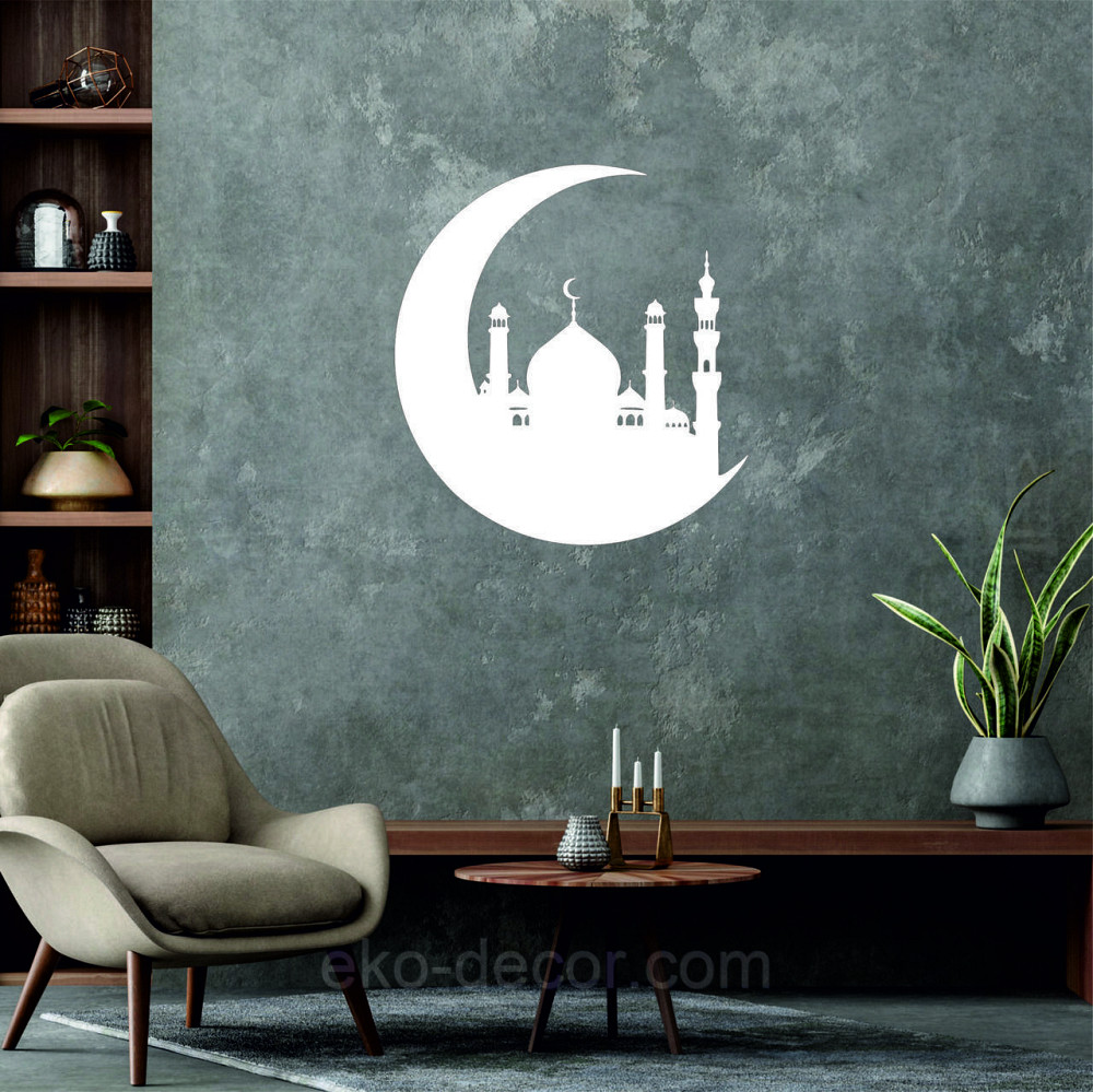 Декоративное настенное Панно «Ислам» Декор на стену 90*90 см, Белый Киев - изображение 10