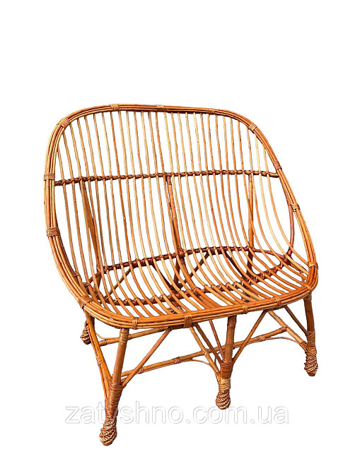 Балконный диван из лозы маленький Киев - изображение 4
