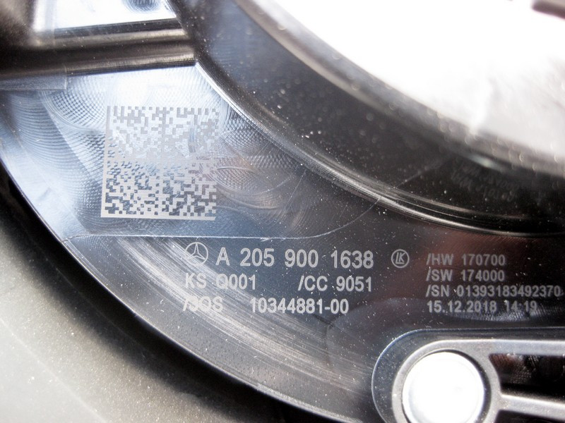 Mercedes-Benz  A2059001638 9051 Блок підрульових перемикачів чорний C-Class W205 GLC X253 Coupe C253 Одесса - изображение 3