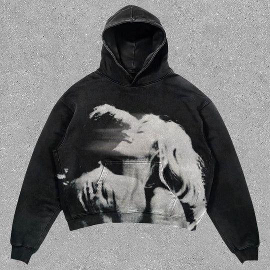 Худи серая с принтом толстовка для подростка мальчика размер 140 см Днепр - изображение 1