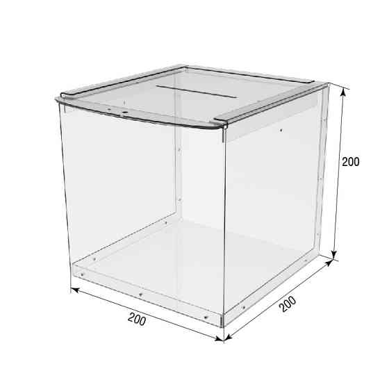 Скринька для пожертвувань EKOSTAR 200х200х200 Київ