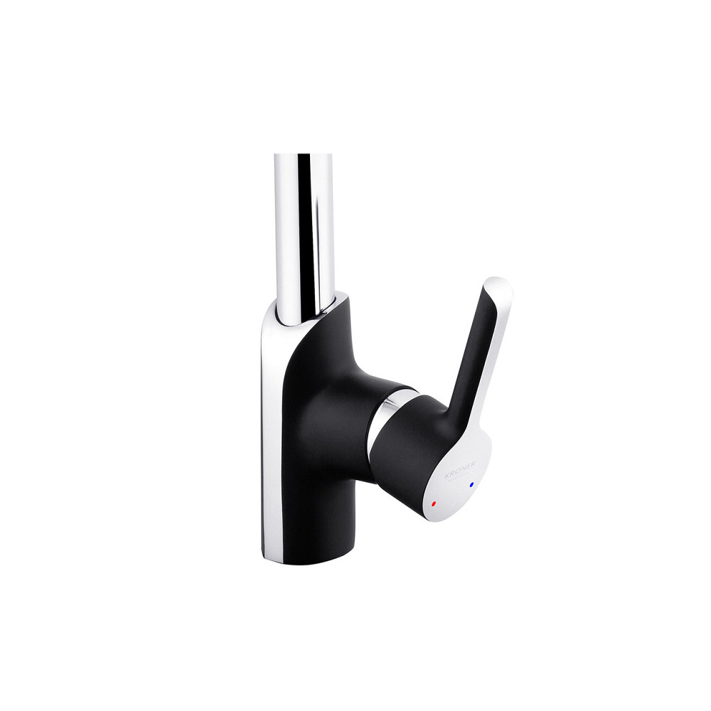 Змішувач для кухні Kroner KRP Essen - SCH030 хром/чорний Київ - фото 7