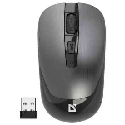Мишка Defender Wave MM-995 Silent Wireless Grey (52993) Вінниця