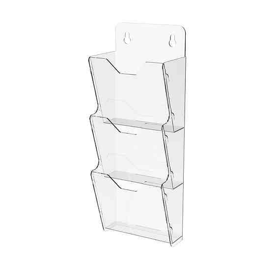 Кишеня буклетниця EKOSTAR 3-ярусна А6 вертикальний Київ