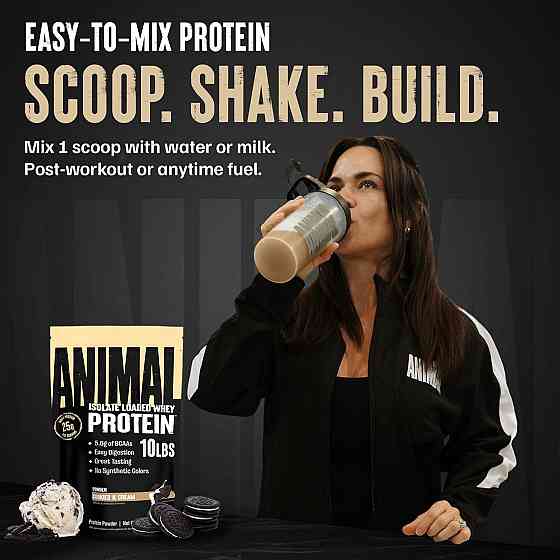 Протеин Universal Nutrition Animal Whey 4500 г, Cookies Cream Луцк