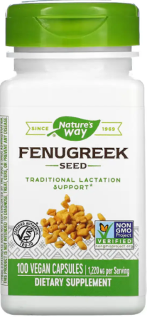Пажитник Natures Way Fenugreek Seed 100 раст капс Киев