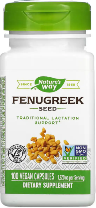 Пажитник Natures Way Fenugreek Seed 100 раст капс Киев - изображение 3