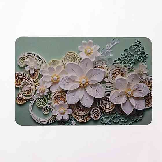 Jiamat Антиковзний 3D-килимок з м'якого діатоміту 38×58 (см) вологопоглинальний HP-42-62 Коломыя