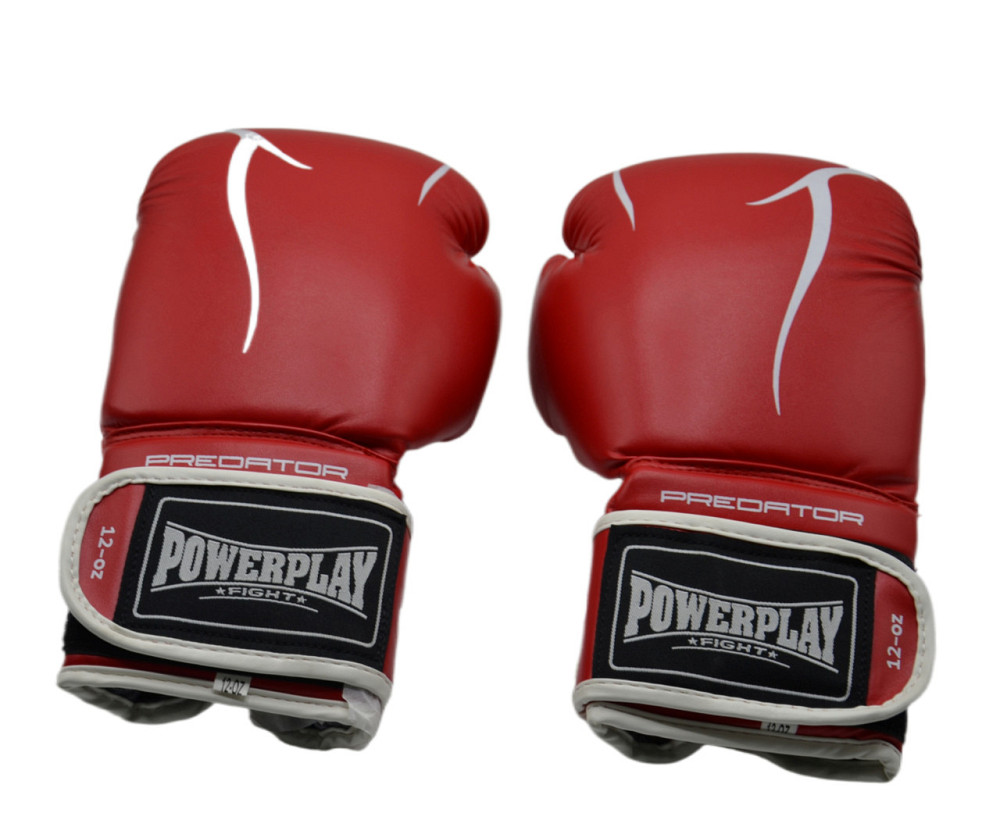 Боксерські рукавиці PowerPlay 3018 Jaguar Червоні 16 унцій Каменское - изображение 8