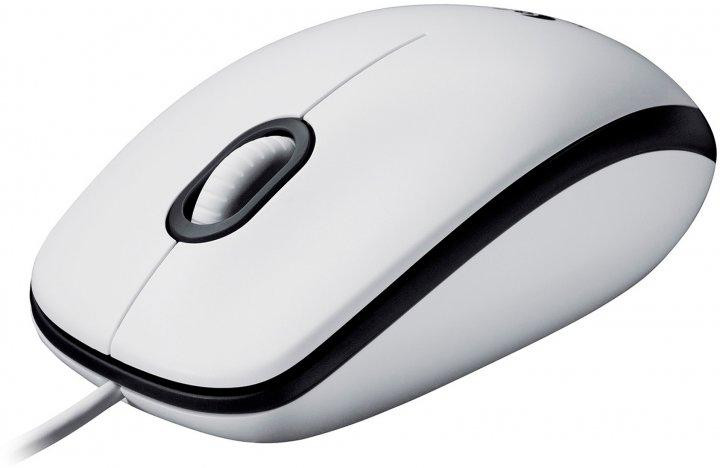 Миша Logitech Mouse M100 White (6853363) Киев - изображение 1