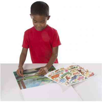 Набор для творчества Melissa&Doug Набор многоразовых наклеек Доисторический мир (MD9341) Винница