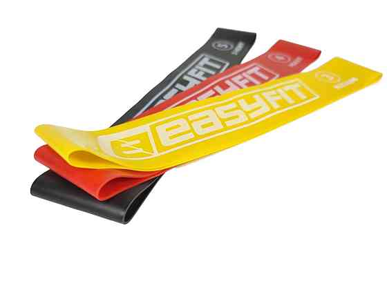 EasyFit Гумові кільця для фітнесу EasyFit набір 3 шт Коломыя
