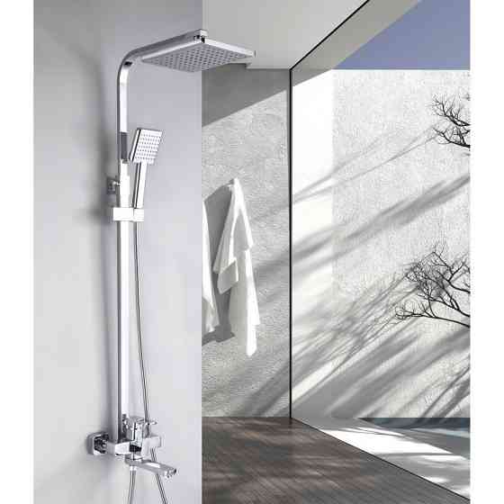 Душова система з поворотним виливом Lidz Wawel 1030 на три споживачі хром Київ