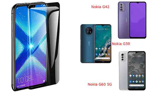 Защитное стекло NeoGlass для Nokia G42, Nokia G50, Nokia G60 5G – ультрапрозрачное и устойчивое Киев