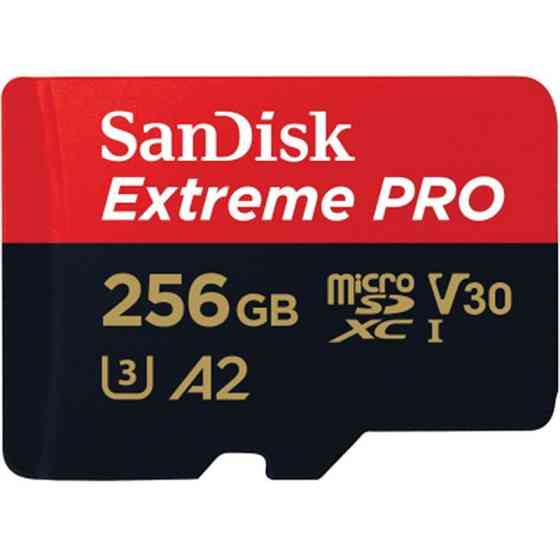 Картка пам'яті MicroSDXC 256 GB UHS-I U3 R200/W140MB/s SanDisk Extreme Pro V30 + SD-адаптер Харків