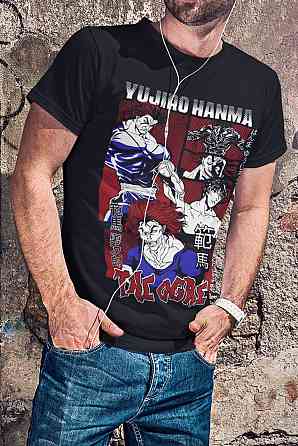 Футболка аниме Фире Стйле Стреетвеар Джапан оверсайз (S/M/L) Черний AnimeJ0987 Днепр