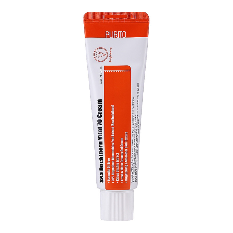 Крем витаминный с облепихой и мандаринами Sea Buckthorn Vital 70 Cream PURITO 50 мл Киев - изображение 1