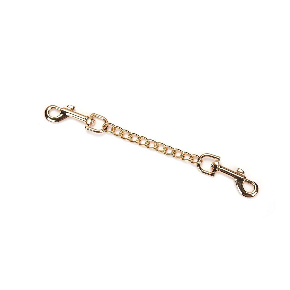 Наручники з ланцюжком Liebe Seele Black Organosilicon Wrist Cuff, екошкіра Sex Aura Київ - фото 2
