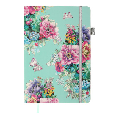 Книга записна Buromax CHERIE А5 96 аркушів лінія, синій (BM.295205-14) Вінниця - фото 1