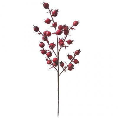 Декоративная ветвь YES! Fun Шиповник Заснеженный 36 см (974996) Винница - изображение 1