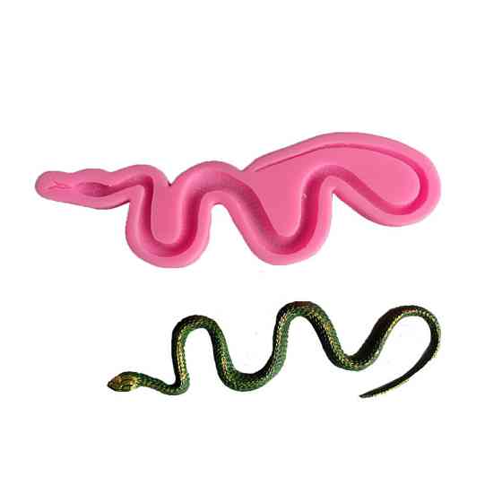 Молд силиконовый Змея 205 на 65 мм розовый Киев