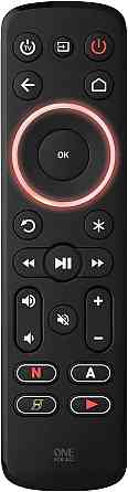 Пульт One For All URC7935 Черный стриминг-пульт для приставки TV Roku Apple TV саундбаров универсальный 3 Киев