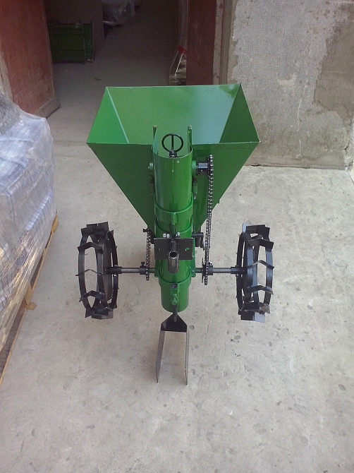 Картофелесажалка для мотоблока ТМ АРА (35 л, бункер для удобрений) Харьков - изображение 6