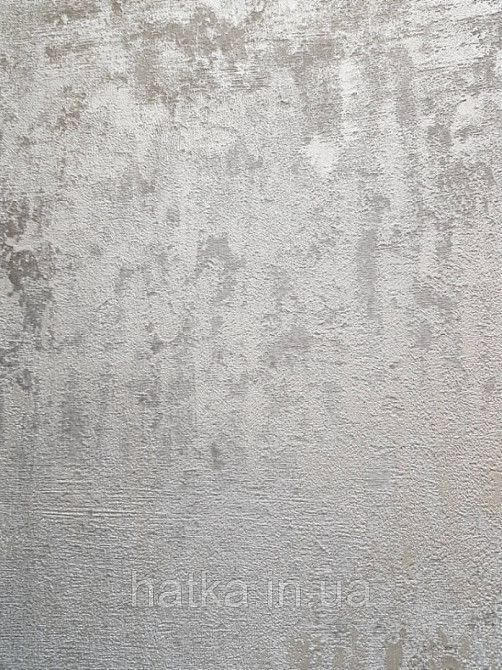 Шпалери вінілові на паперовій основі Zambaiti C88126 ABITAT штукатурка під бетон розмитий золотистий з зеленим Київ - фото 1