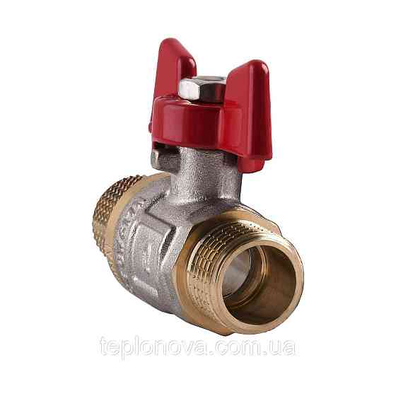 Кран кульовий прямий Q PROFESSIONAL 1/2" НН КБ PN40 QP153 Чернівці